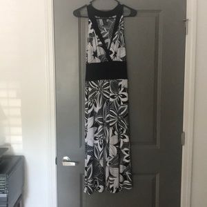Black and White Floral Sundress